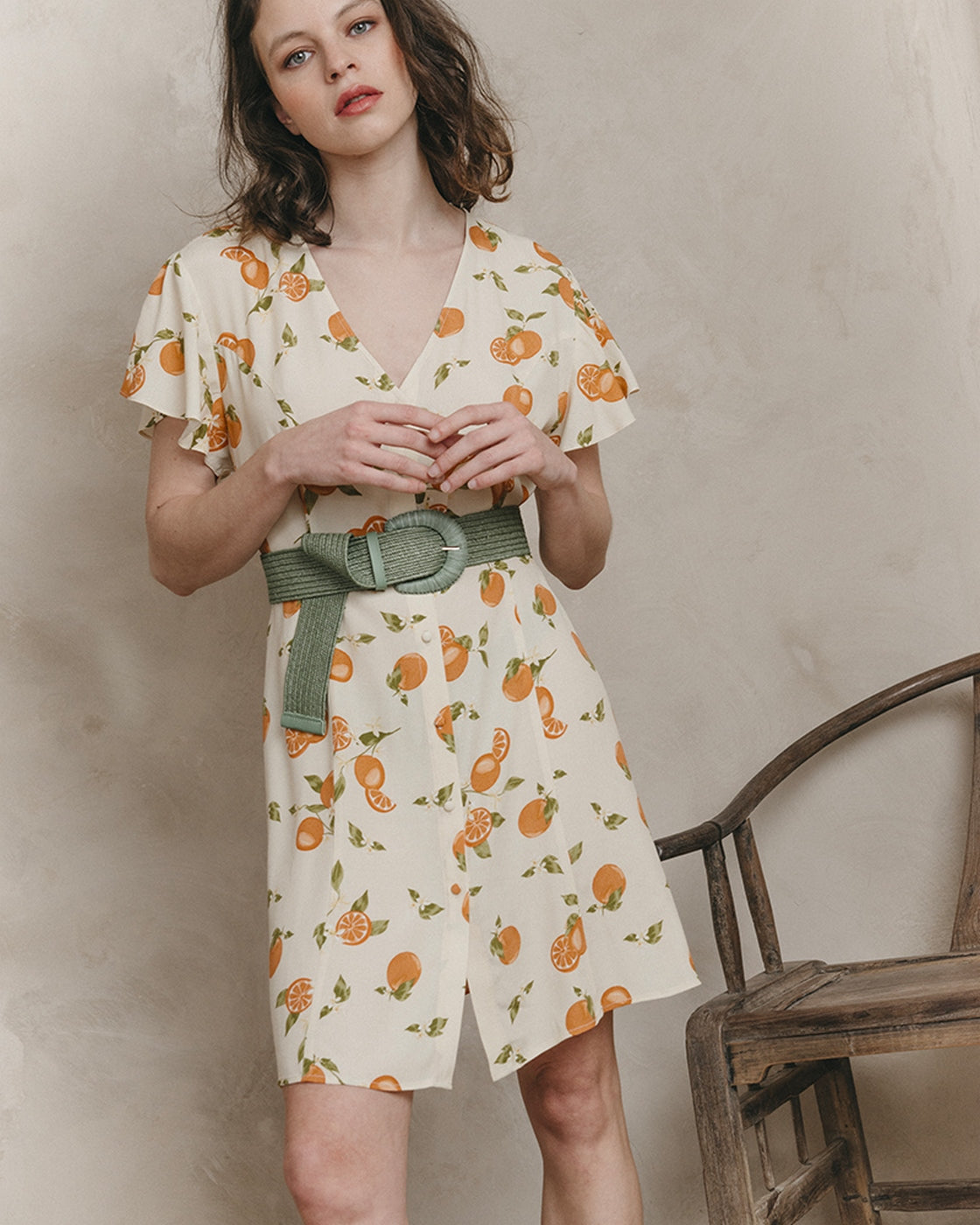 Robe Courte Jodie - Beige