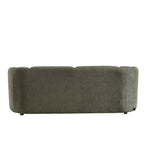 Joe - Canapé Droit 3 Places - Tissu Bouclette Vert