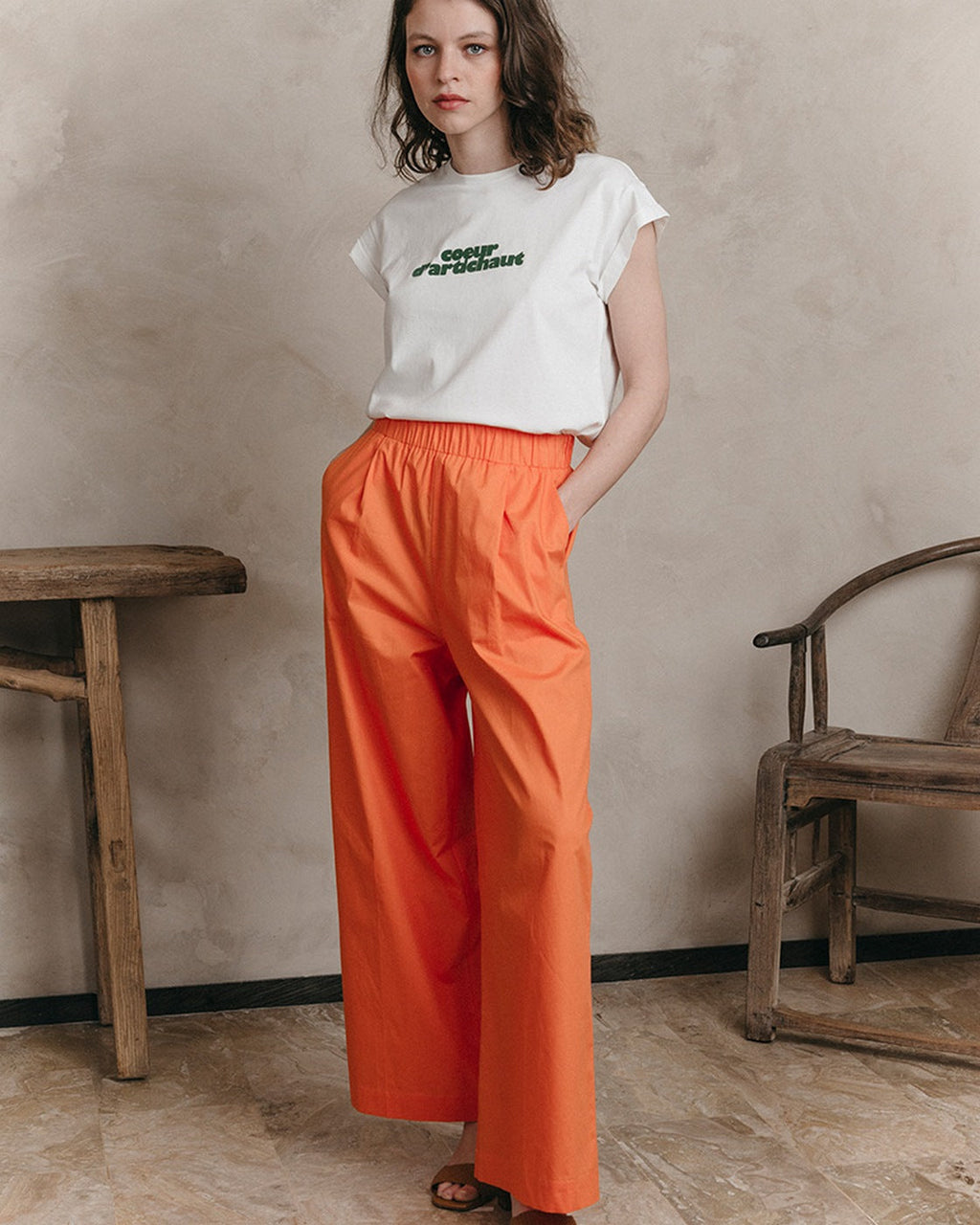 Pantalon Jonathan - Orange