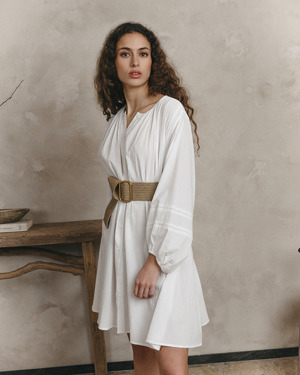 Robe Courte Jouvence - Ecru