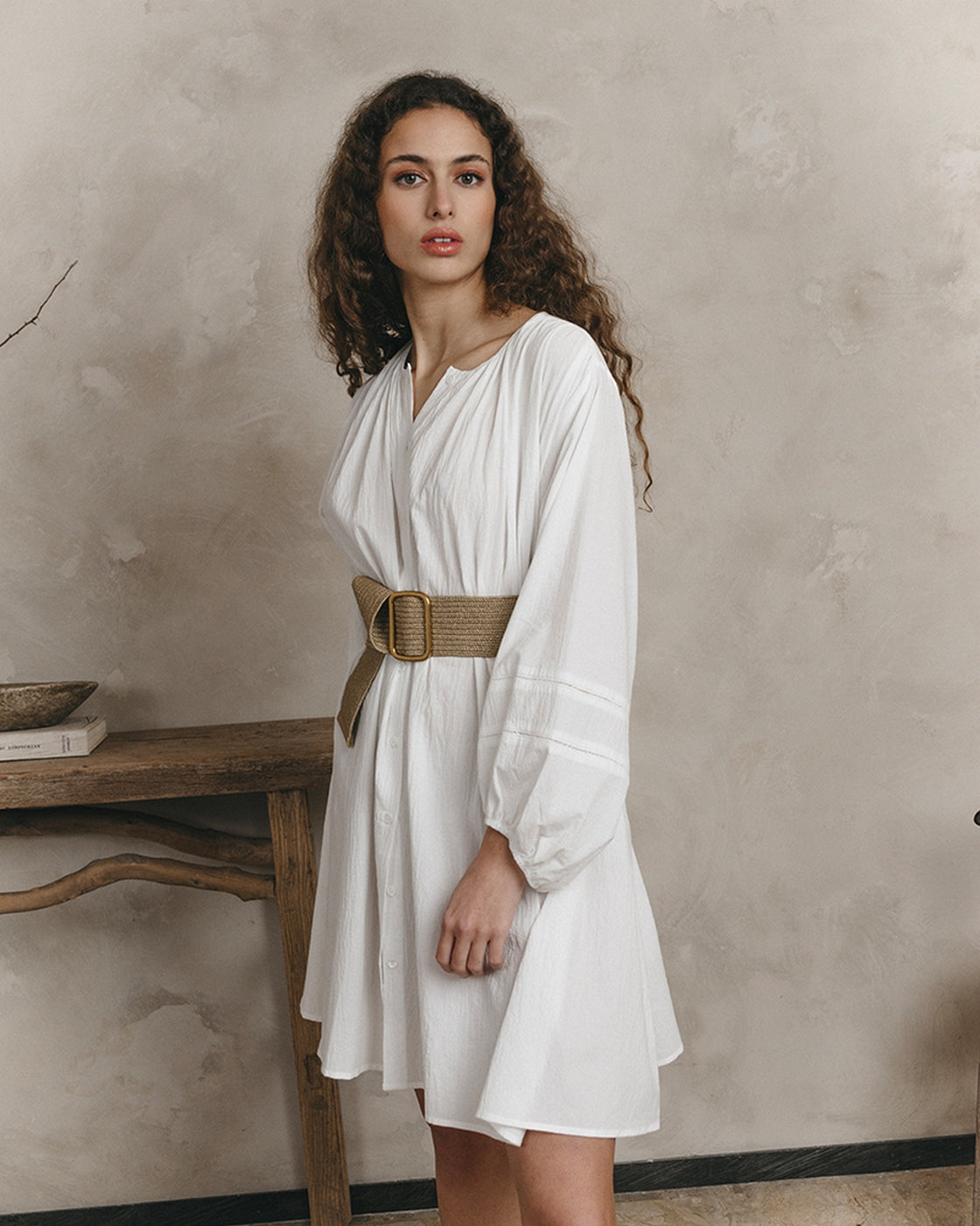 Robe Courte Jouvence - Ecru