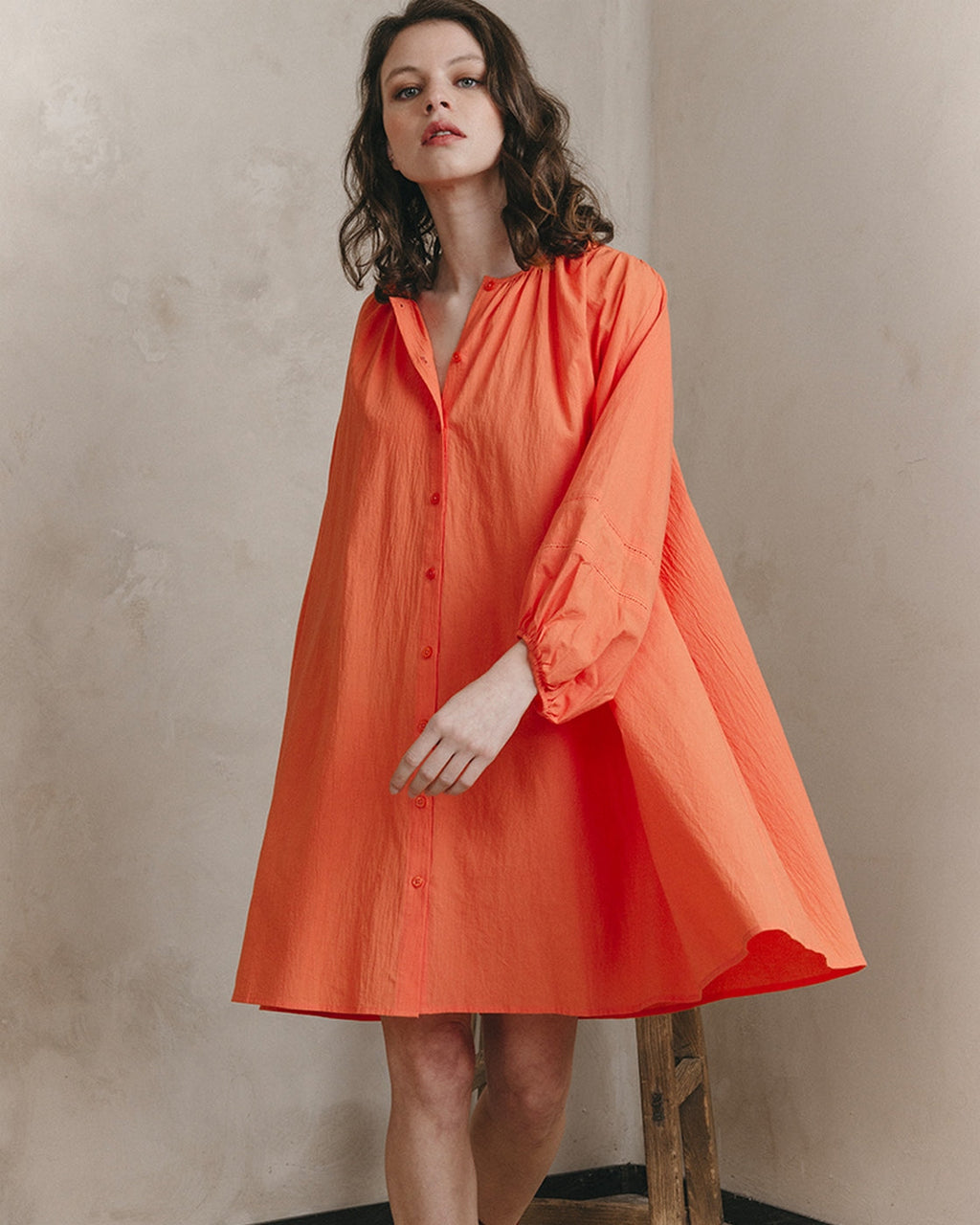 Robe Courte Jouvence - Orange