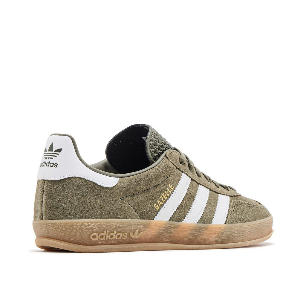 Baskets Gazelle Indoor Olive Strata Cloud White Gum - Vert