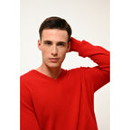 Pull Col V  - Walt - Rouge