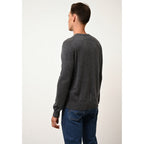 Pull Col Rond Howard - 100% Cachemire 2 Fils - Anthracite Chiné - Homme