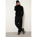 Pull Col Roulé Connor - 100% Cachemire 2 Fils - Noir - Homme