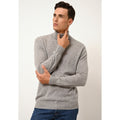 Pull Col Roulé Connor - 100% Cachemire 2 Fils - Nuage Chiné - Homme