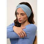 Just Cashmere - Cardigan Col V Norma Sky - 100% Cachemire - 2 Fils - Jersey - Femme