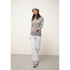 Pull Col Roulé Lexie - 100% Cachemire 2 Fils - Nuage Chiné - Femme