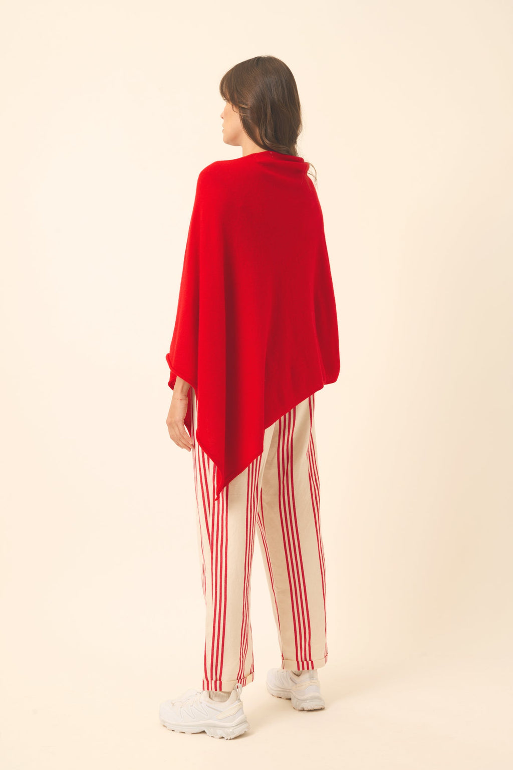 Poncho - Meredith - Rouge