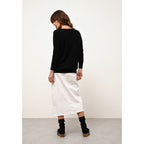 Pull Chauve Souris Rebecca - 100% Cachemire 2 Fils - Noir - Femme