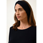 Robe Col Rond Susan - 100% Cachemire 2 Fils - Navy - Femme