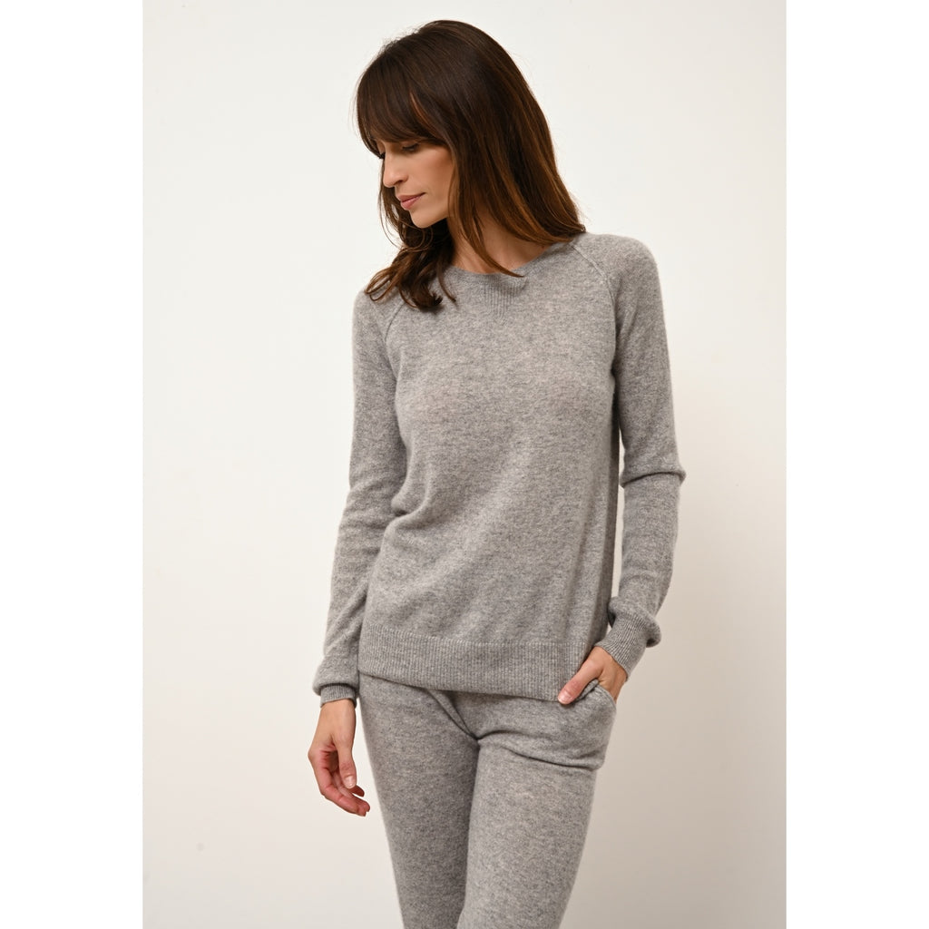 Jogging Wendy - 100% Cachemire 2 Fils - Nuage Chiné - Femme