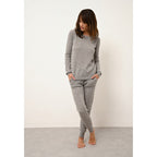 Jogging Wendy - 100% Cachemire 2 Fils - Nuage Chiné - Femme