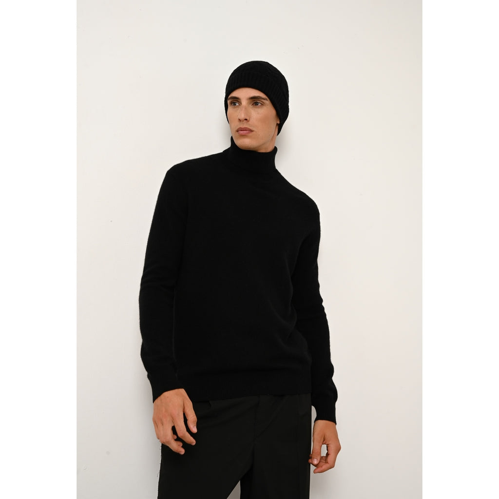 Bonnet Ginger - 100% Cachemire 2 Fils - Noir - Mixte