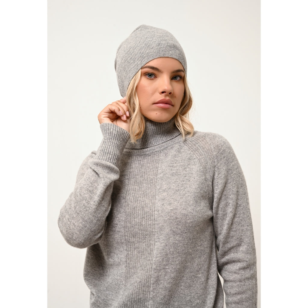 Bonnet Ginger - 100% Cachemire 2 Fils - Nuage Chiné - Mixte