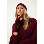 Bonnet Ginger - 100% Cachemire 2 Fils - Bordeaux - Mixte