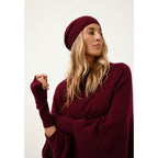 Bonnet Ginger - 100% Cachemire 2 Fils - Bordeaux - Mixte