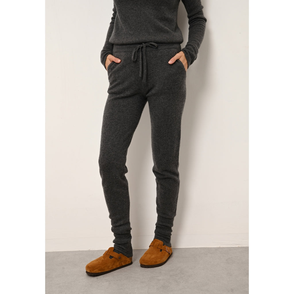Jogging Wendy - 100% Cachemire 2 Fils - Anthracite Chiné - Femme
