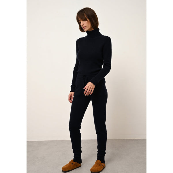 Jogging Wendy - 100% Cachemire 2 Fils - Navy - Femme