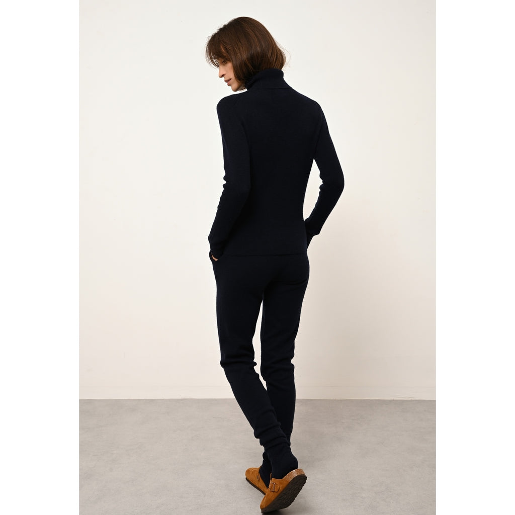 Jogging Wendy - 100% Cachemire 2 Fils - Navy - Femme