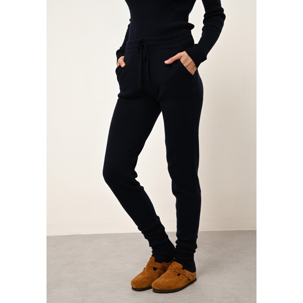 Jogging Wendy - 100% Cachemire 2 Fils - Navy - Femme