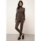 Jogging Wendy - 100% Cachemire 2 Fils - Taupe Chiné - Femme