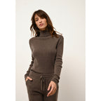 Jogging Wendy - 100% Cachemire 2 Fils - Taupe Chiné - Femme