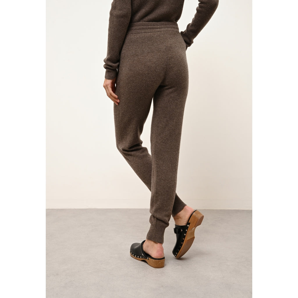 Jogging Wendy - 100% Cachemire 2 Fils - Taupe Chiné - Femme
