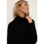 Pull Col Roulé Blantyre - 100% Cachemire 2 Fils - Noir - Femme
