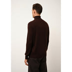 Pull Col Roulé Connor Choco - 100% Cachemire - 2 Fils - Jersey - Homme