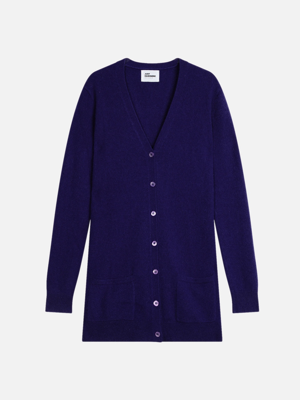 Cardigan Col V - Chelsea - Purple