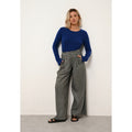 Just Cashmere - Pull Col Rond Vivian Outremer - 100% Cachemire - 2 Fils - Jersey - Femme