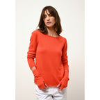 Mitaines Zoe Orange, 100% Cachemire, 2 Fils, Jersey - Mixte