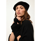 Béret 4 Fils Paris - 100% Cachemire 4 Fils - Noir - Mixte