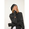 Mitaines 6 Fils Bale Anthracite Chiné, 100% Cachemire, 6 Fils, Torsade - Mixte