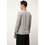 Pull Col Rond Noe - 100% Cachemire 2 Fils - Nuage Chiné - Homme