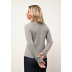 Pull Col Rond Avana - 100% Cachemire 2 Fils - Nuage Chiné - Femme