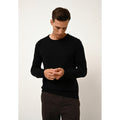 Pull Col Rond 4 Fils Gabin - 100% Cachemire 4 Fils - Noir - Homme