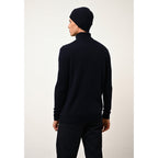 Pull Col Roulé 4 Fils Sacha - 100% Cachemire 4 Fils - Navy - Homme