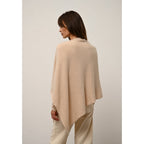 Poncho 4 Fils Ashley - 100% Cachemire 4 Fils - Sable - Femme