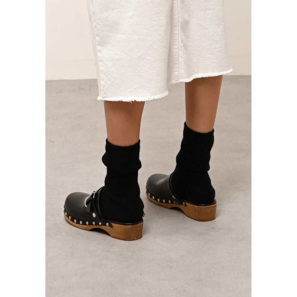 Chaussettes 4 Fils Dayaya - 100% Cachemire 4 Fils - Noir - Mixte