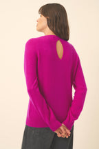 Pull Col Bateau Goutte Dos - Abigail - Violine