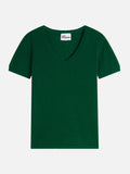 T-Shirt Col V - Glamis - Sapin