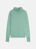Pull Col Roulé - Lilly - Vert Chiné