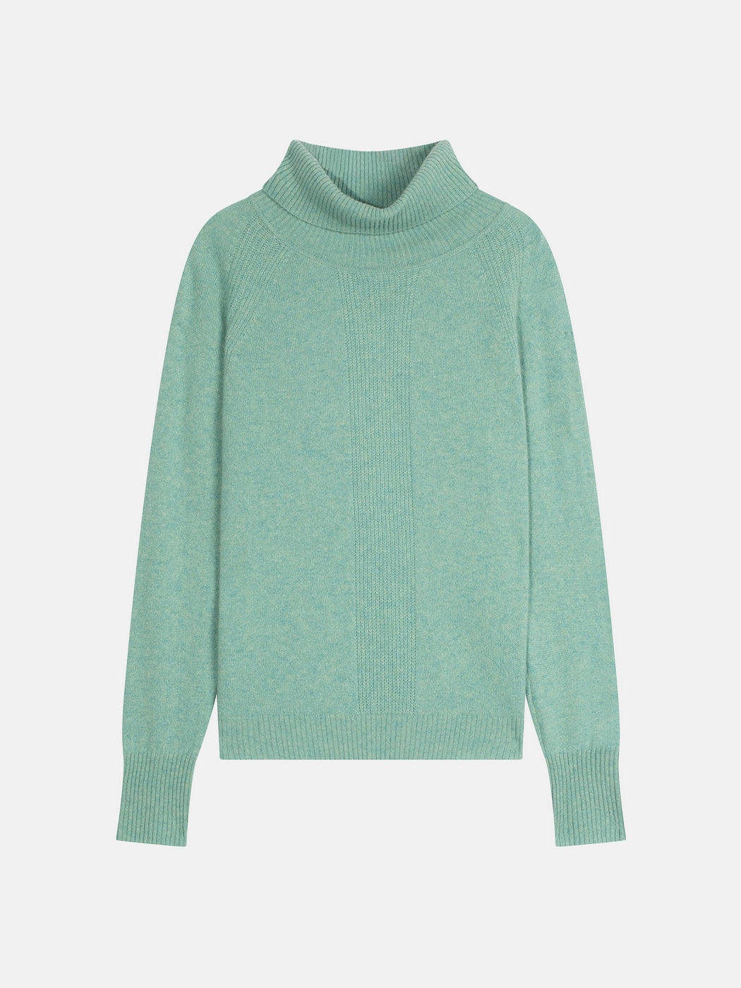 Pull Col Roulé - Lilly - Vert Chiné