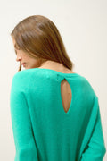 Pull Col Bateau Goutte Dos - Abigail - Jungle