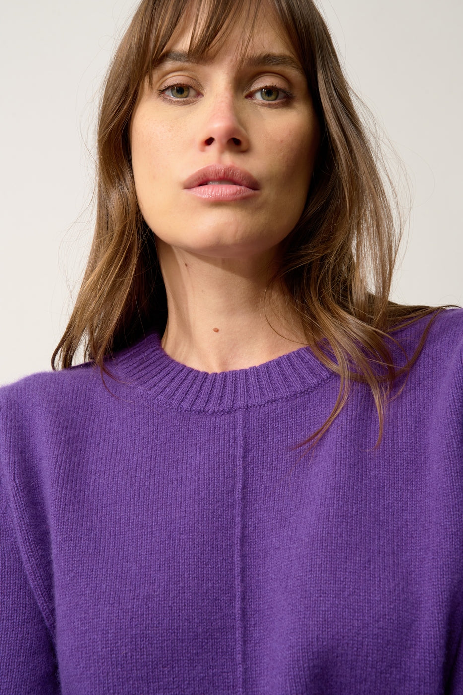 Pull Col Rond 4 Fils - Emma - Violette