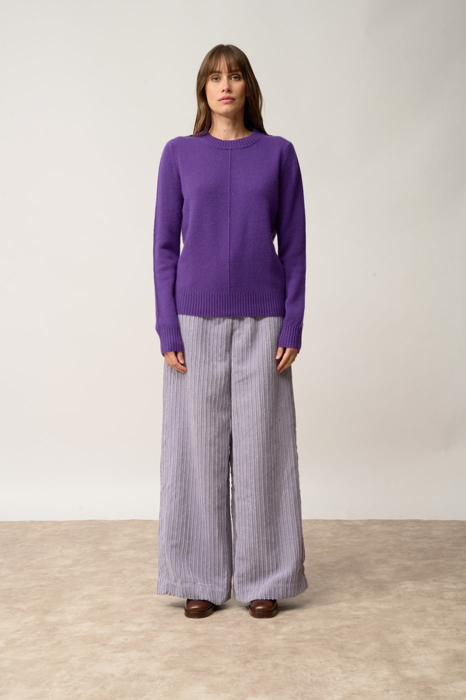 Pull Col Rond 4 Fils - Emma - Violette