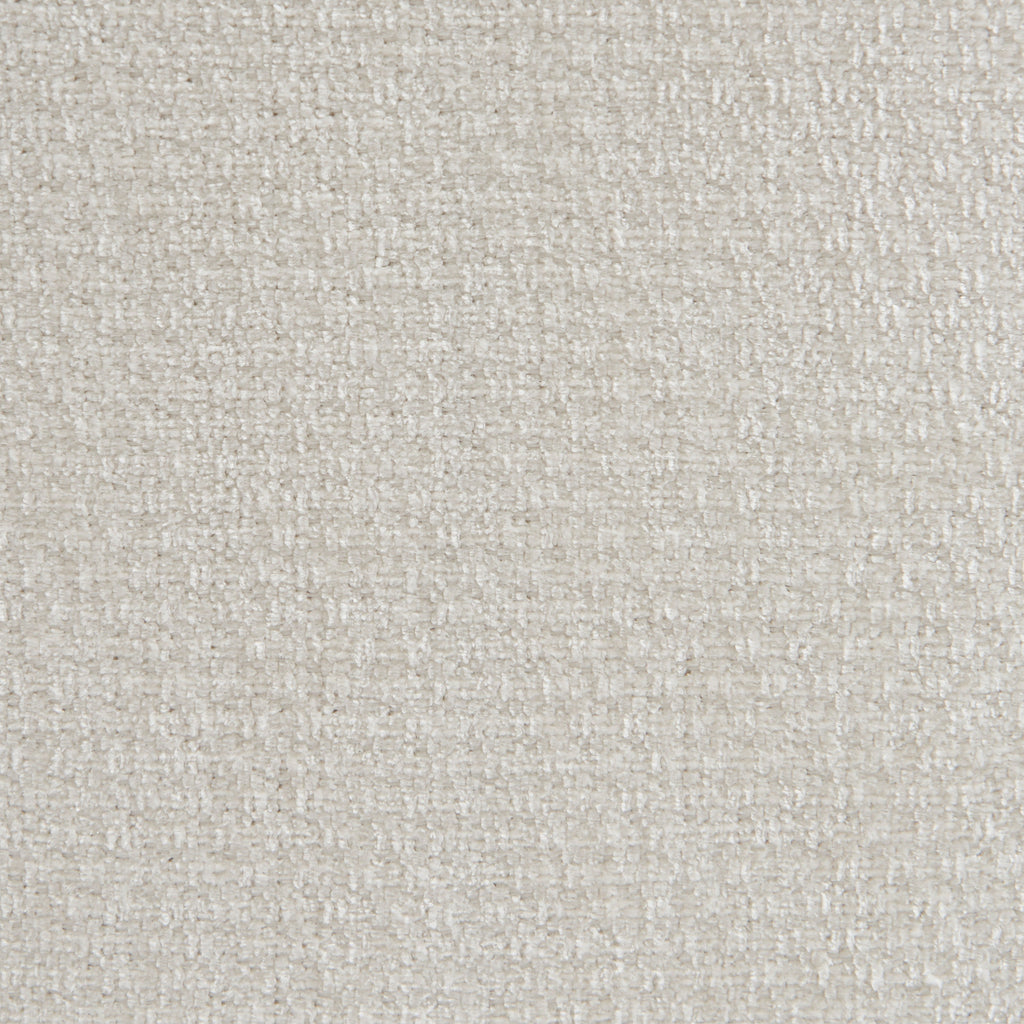 Judy - Fauteuils - Tissu Chenille - Écru Pieds Boules Teintés Noyer